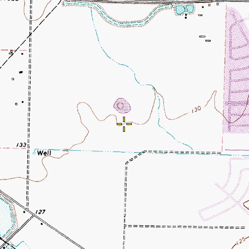 Topographic Map of Cimarron Elementary School, TX
