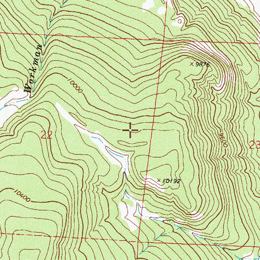 Topographic Map of Earl Mullens Dam, CO
