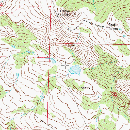 Topographic Map of G G Upper Dam, CO