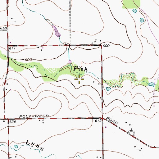 Topographic Map of Bebensee Elementary School, TX