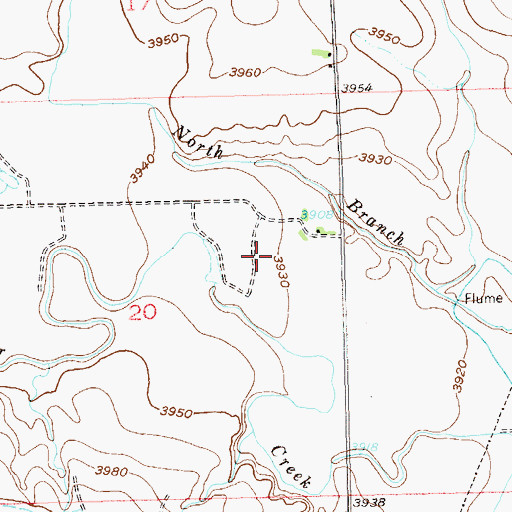 Topographic Map of C A Sherwin Reservoir Number 1, CO