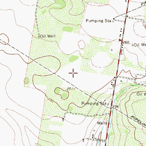 Topographic Map of Olmito and Olmito Number 2 Colonia, TX