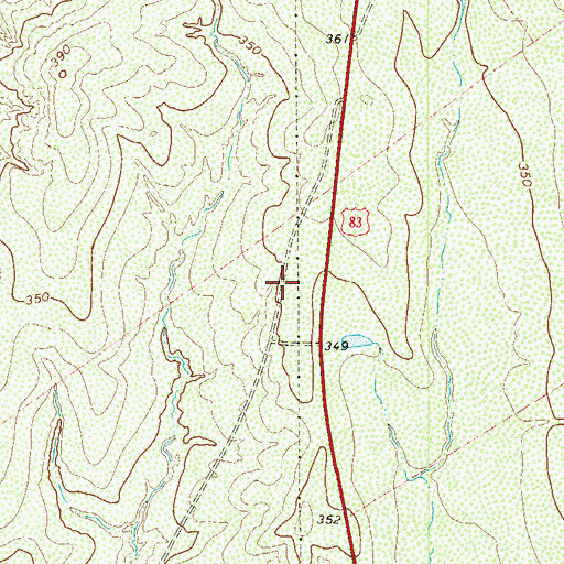 Topographic Map of Indio Number 2 Colonia, TX
