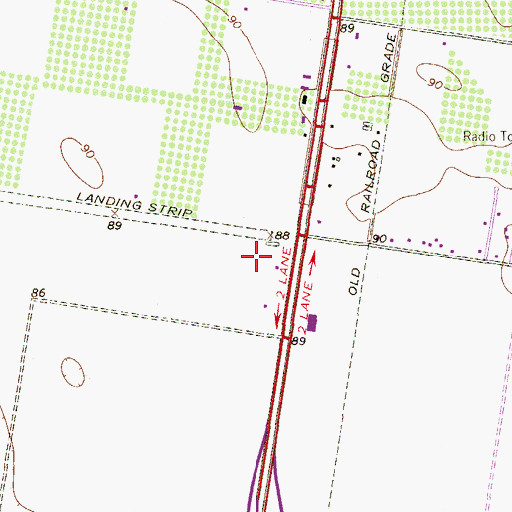 Topographic Map of Sauceda Colonia, TX