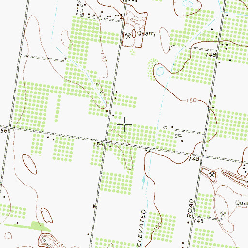 Topographic Map of Rabbit Patch Colonia Number 2, TX