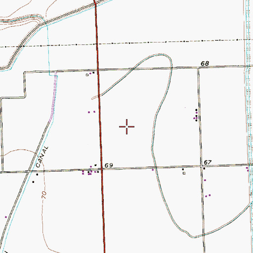 Topographic Map of O and J Colonia, TX