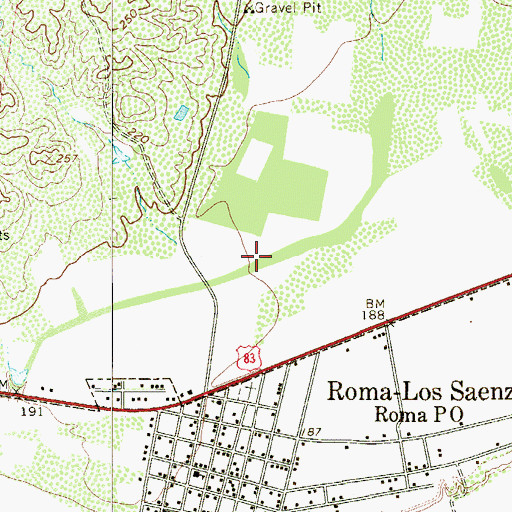 Topographic Map of El Bosque Number 2 Colonia, TX