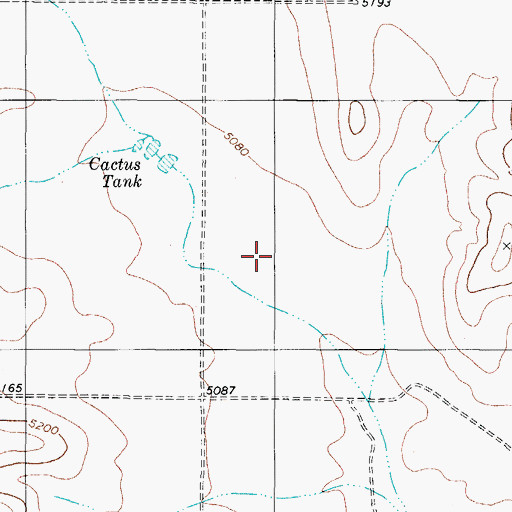 Topographic Map of Loma Linda Estates Colonia, TX