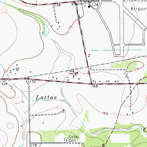 Topographic Map of 665 Site Colonia, TX