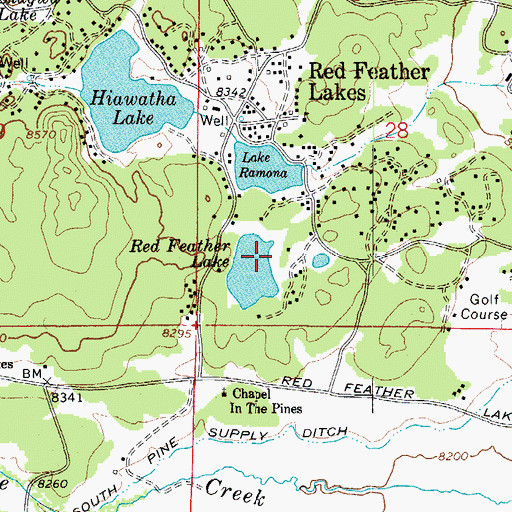 Topographic Map of Mitchell Number 3 Dam, CO
