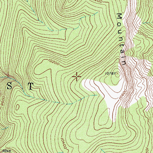 Topographic Map of Lower Big Creek Dam, CO