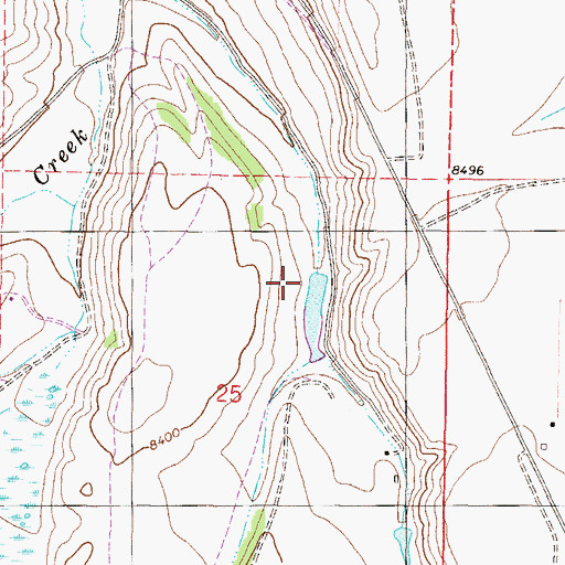 Topographic Map of Cole Dam, CO