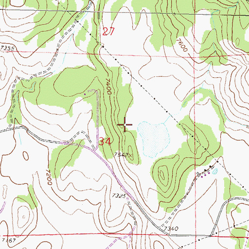 Topographic Map of Van Cleve-Fisher Dam, CO