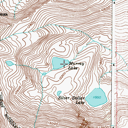 Topographic Map of Murray Dam, CO