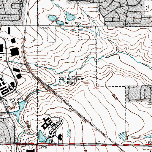 Topographic Map of Wadley Number 2 Dam, CO
