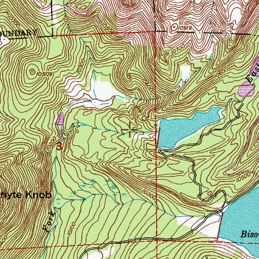 Topographic Map of Victor Number 2 Dam, CO