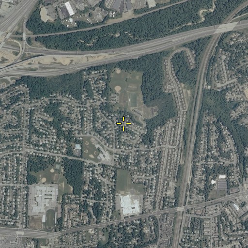 Aerial/Satellite Image of York manor, VA