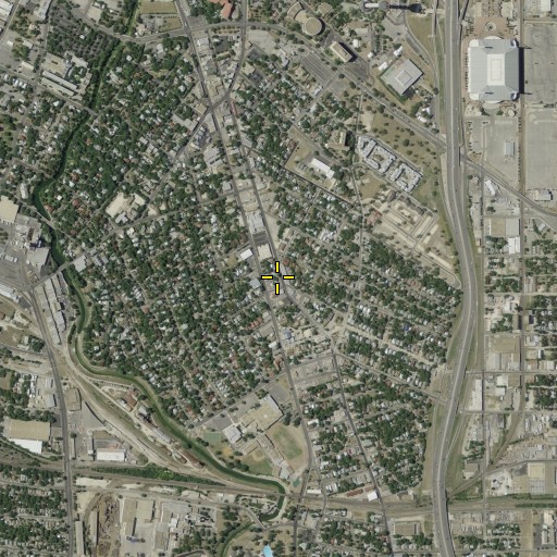 Aerial/Satellite Image of Central Baptist Church, TX