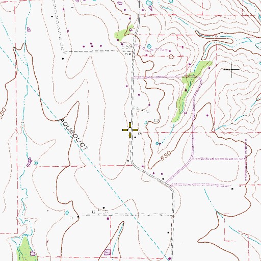 Topographic Map of Lakeview Baptist Church, TX
