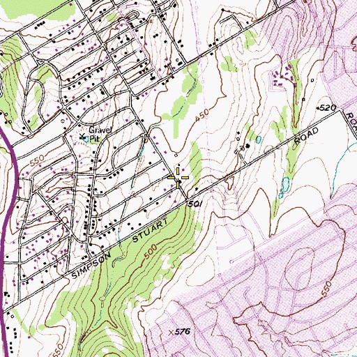 Topographic Map of New Beginning Missionary Baptist Church, TX