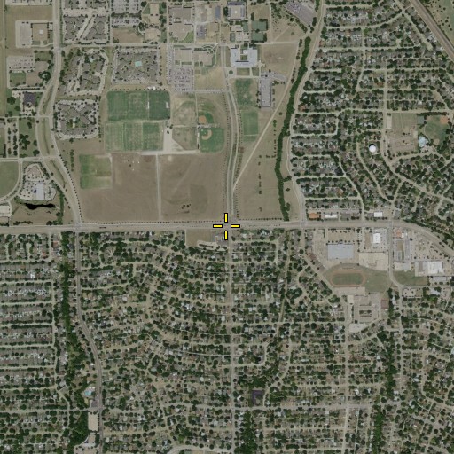 Aerial/Satellite Image of Asian American Baptist Church, TX