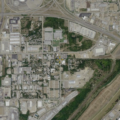 Aerial/Satellite Image of Filadelfia Assembly of God Church, TX