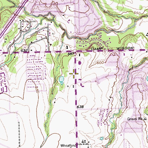 Topographic Map of Red Sea Missionary Baptist Church, TX