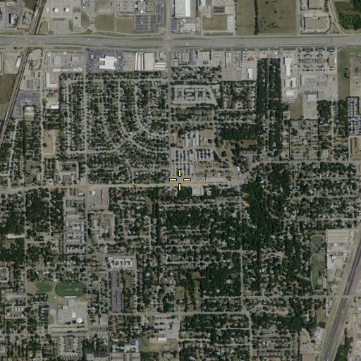 Aerial/Satellite Image of Somang Korean Baptist Church, TX