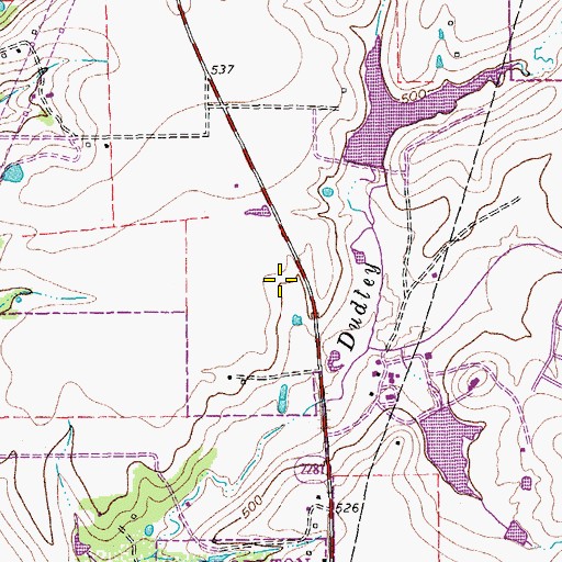 Topographic Map of DFW Church of Christ Jesus, TX