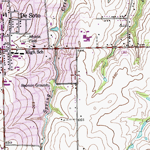 Topographic Map of Grace Covenant Church, TX