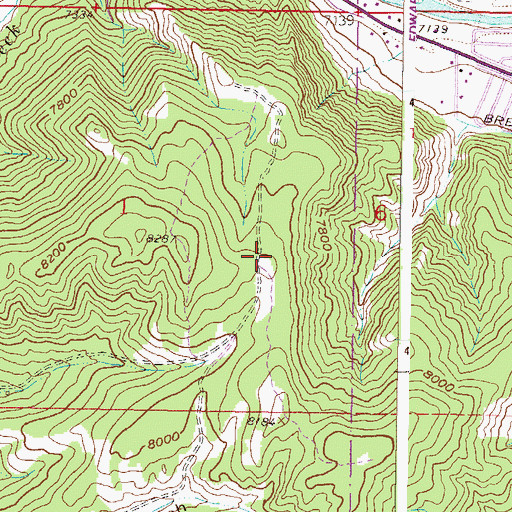 Topographic Map of CKP Ditch, CO
