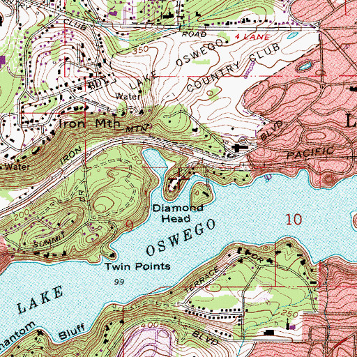 Topographic Map of Boutwell Creek, OR