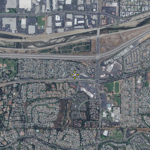 Aerial/Satellite Image of Anaheim Hills Post Office, CA