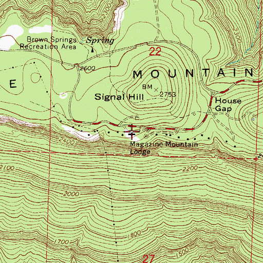 Mount Magazine Post Office (historical), AR