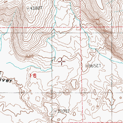 Topographic Map of Spirit Lake Post Office (historical), WA