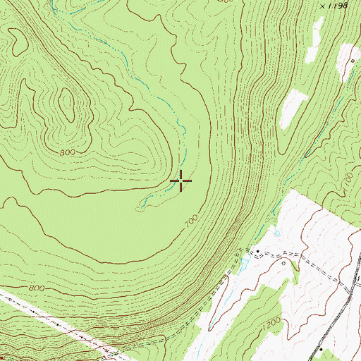 Topographic Map of Ferndale Farms Recreation Lake, WV