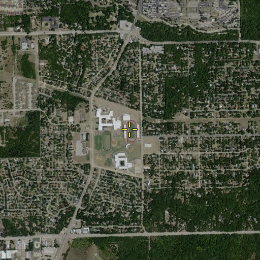 Aerial/Satellite Image of Sprague Stadium, TX