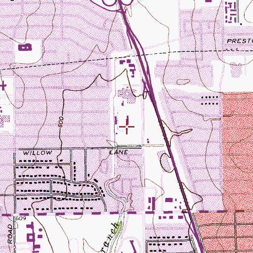 Topographic Map of Gary A Pasqua Field, TX