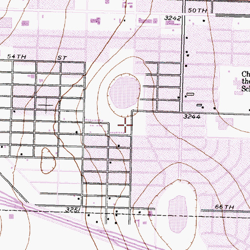 Topographic Map of Dupree Park, TX
