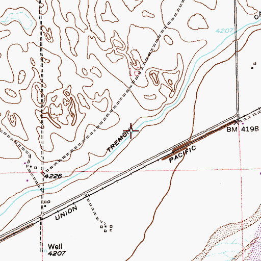 Topographic Map of Tremont Canal, CO