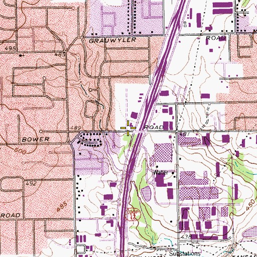 Topographic Map of Sunrise Park, TX