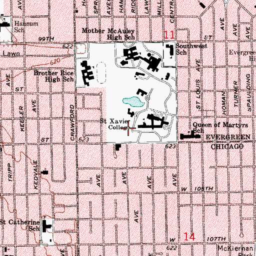 Topographic Map of Shannon Center, IL