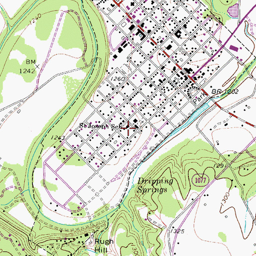 Topographic Map of Jureczki House, TX