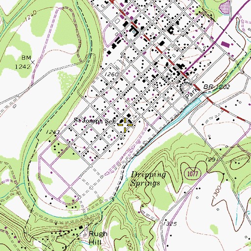 Topographic Map of Jureczki House, TX