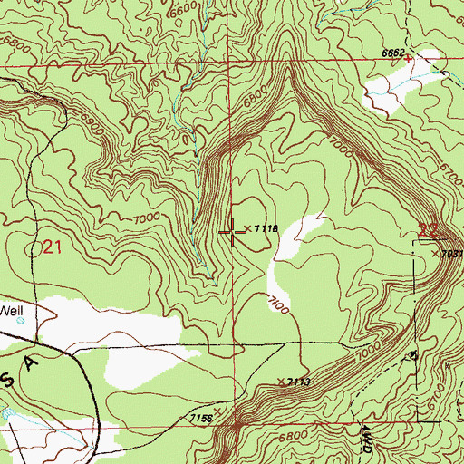Topographic Map of Horse Range Mesa, CO