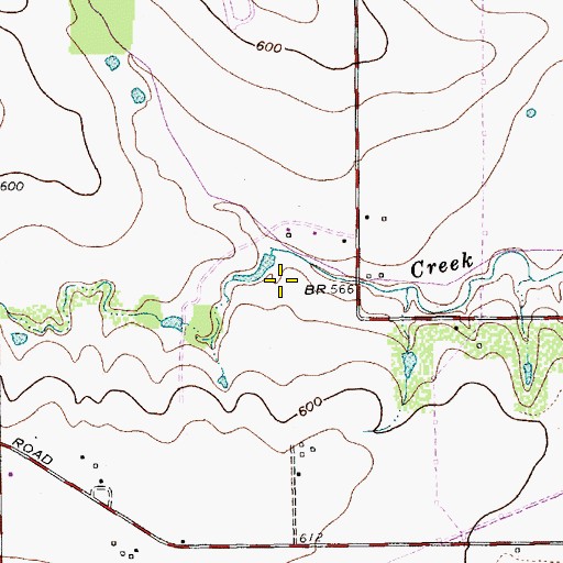 Topographic Map of Fish Creek Linear Park Trail, TX
