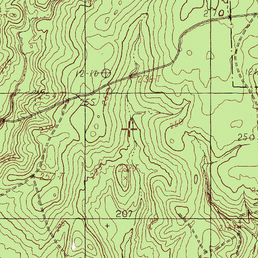 Topographic Map of Big Thicket - Big Sandy Trail, TX