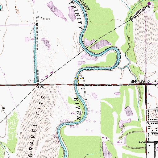 Topographic Map of Spring Trail Park Trail, TX