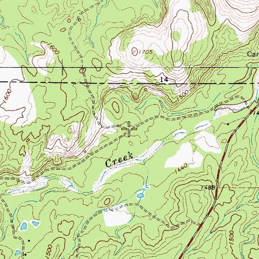 Topographic Map of Loop Trail, TX