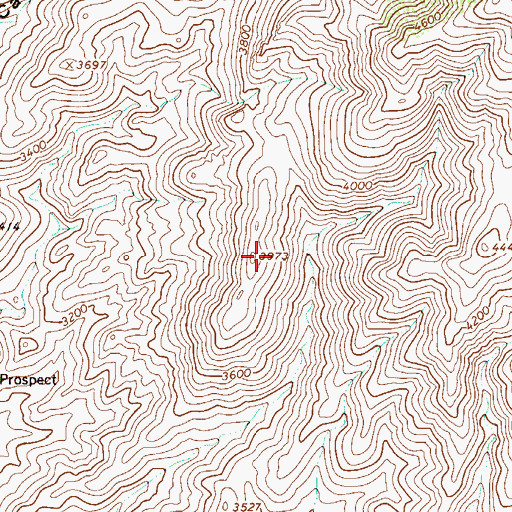 Topographic Map of Four Peaks Wilderness, AZ
